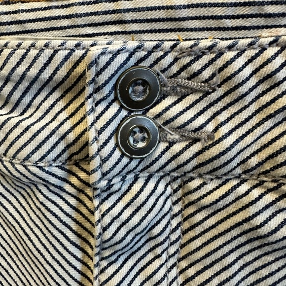 Pilcro by Anthropologie | Denim Pencil Skirt | Stripes | Sz 26 - Picture 5 of 9